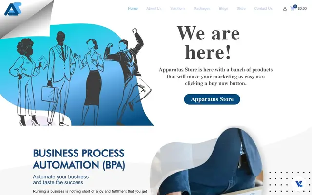 APPARATUS SOLUTIONS website