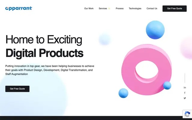 Apparrant Technologies website