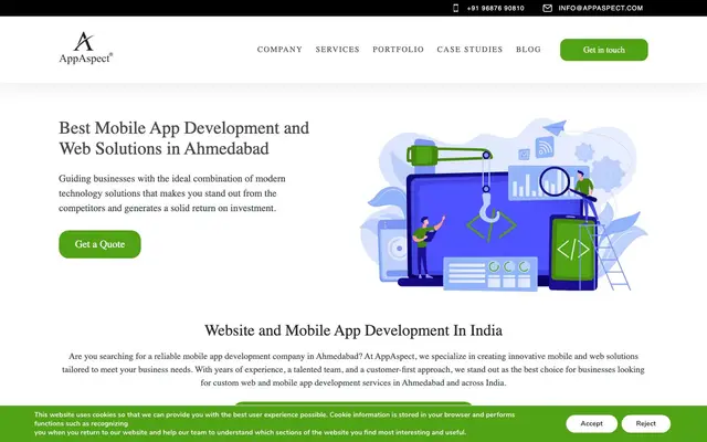 AppAspect Technologies website