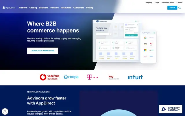 AppDirect India website