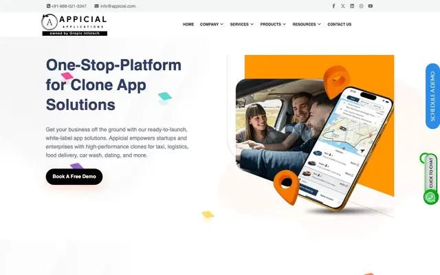 Appicial Applications - Mobile App Development Company Noida website