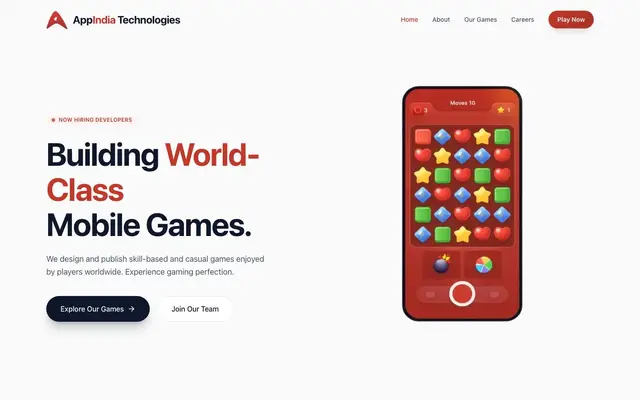 Appindia Technologies Pvt. Ltd. website