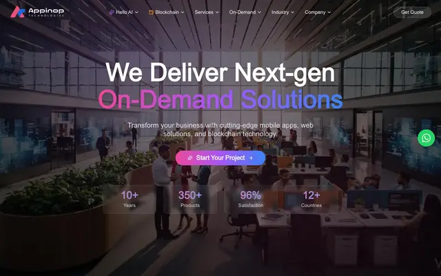 Appinop Technologies Pvt. Ltd. website