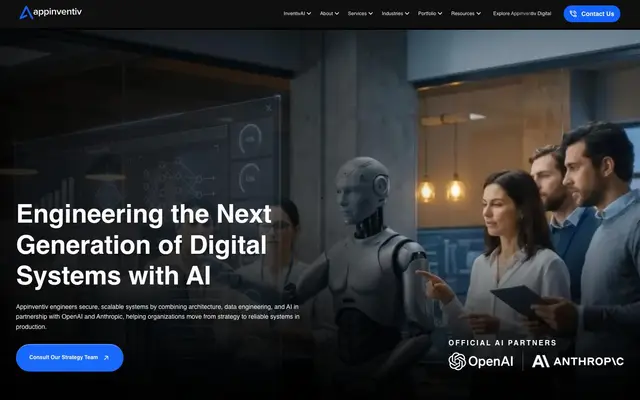 Appinventiv website