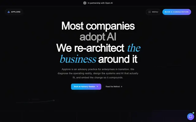 Applore Technologies website