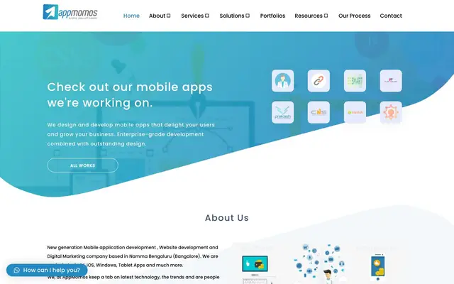 AppMomos website