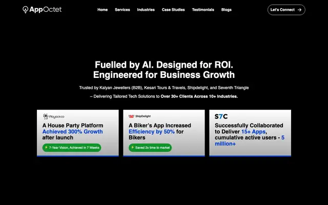 AppOctet Technologies Pvt Ltd website