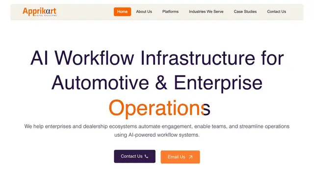Apprikart Digital Solutions Pvt. Ltd website