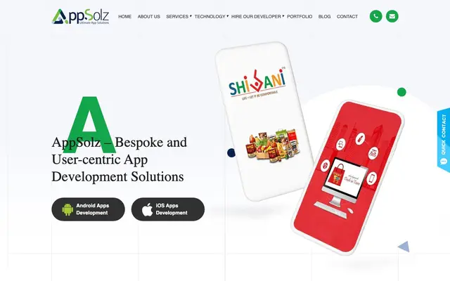 AppSolz: App development company in kolkata website