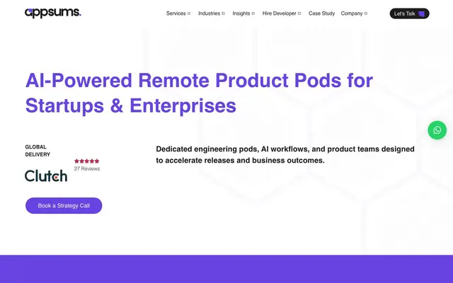 Appsums website