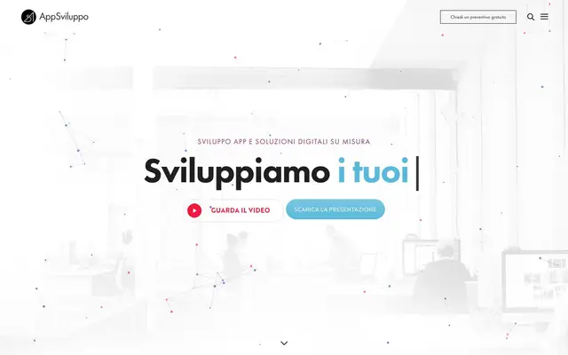AppSviluppo Milano website