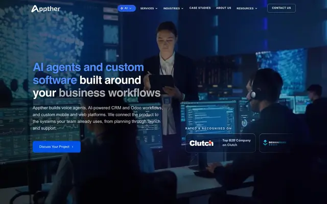 Appther Technologies website