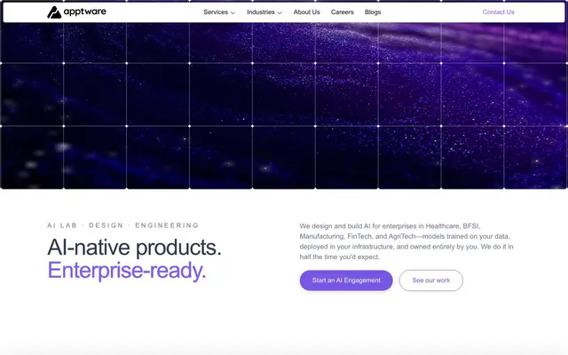 Apptware Solutions website