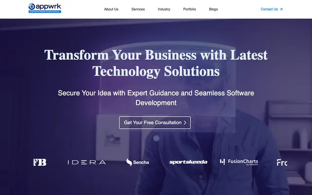 APPWRK IT Solutions website