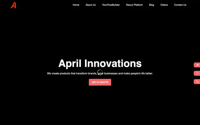 April Innovations website