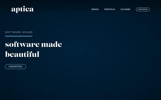 Aptica Studio | Software House a Milano website