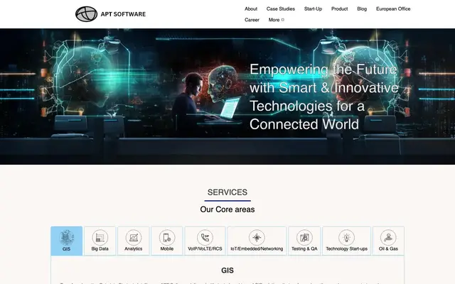APT Software Avenues Pvt. Ltd website
