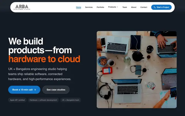 AEBA Development Studios Private Limited website