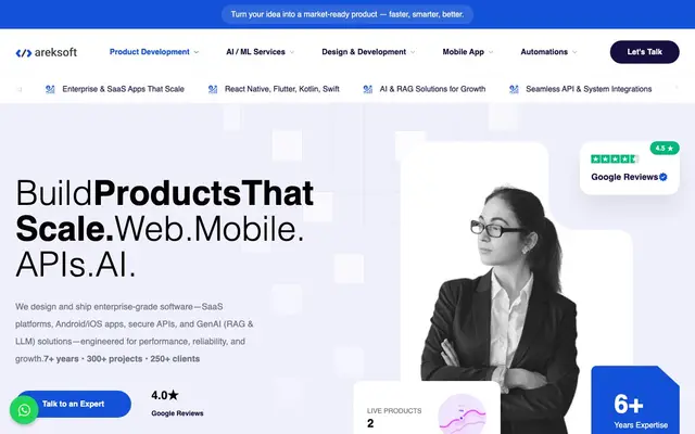Areksoft Technologies Private Limited website