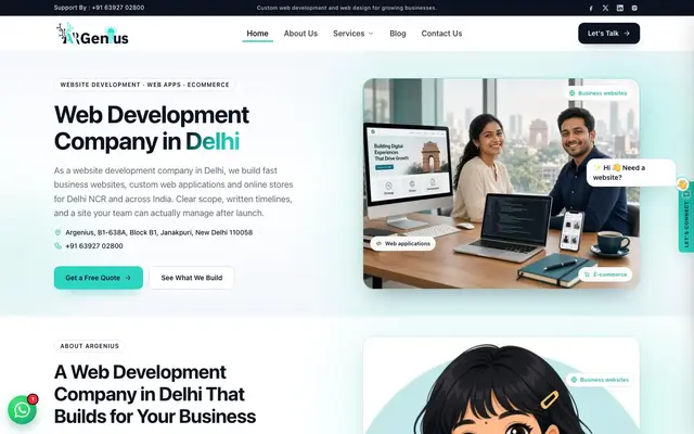 Argenius website