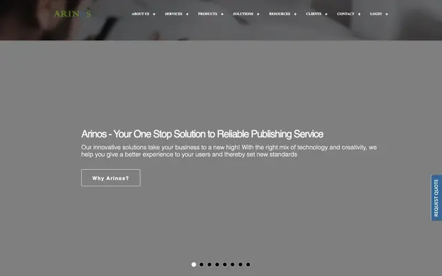 Arinos Infosolutions Private Limited website