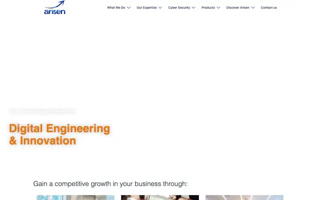 Arisen Technologies website