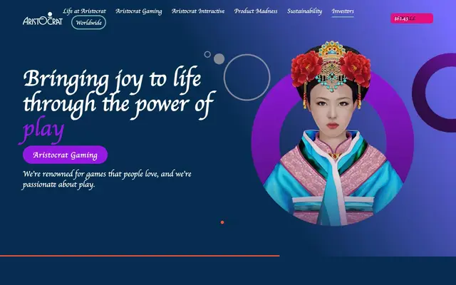 Aristocrat Technologies website