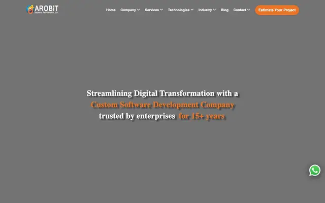 Arobit Business Solutions Pvt. Ltd. website