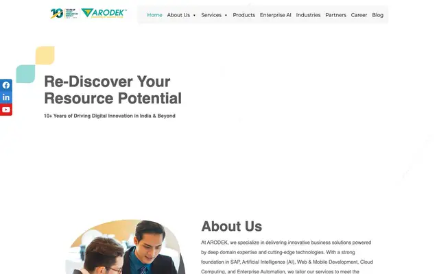 arodek Technology Consulting Pvt Ltd website
