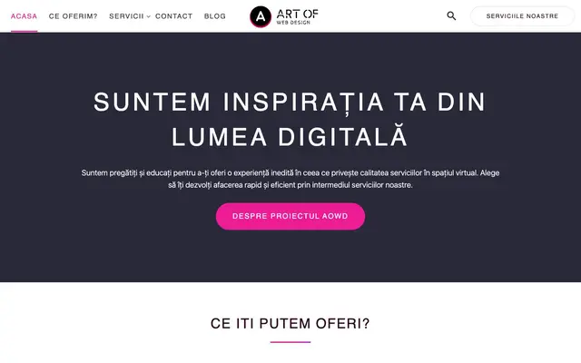Art OF Web Design - Realizare Siteuri Web website