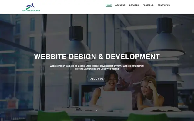 Arva Website Developer website