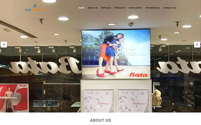 Aryan E Soft Pvt Ltd website