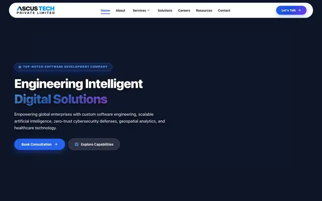 Ascus Tech Private Limited website