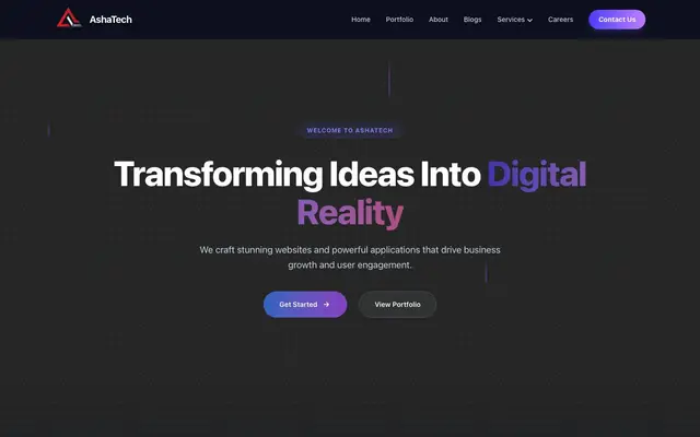 Asha Tech website