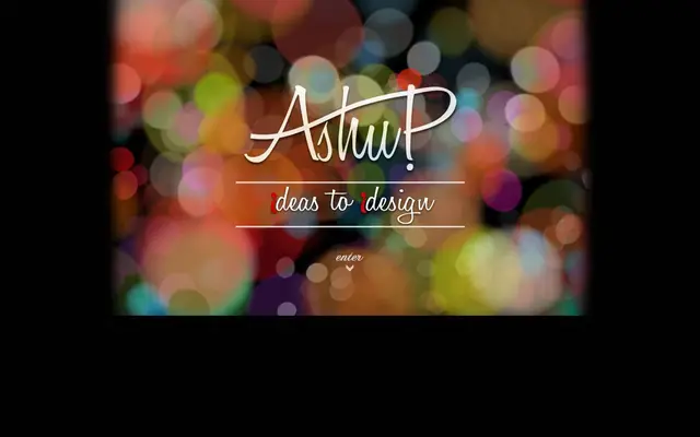 Ashu P Creatives website