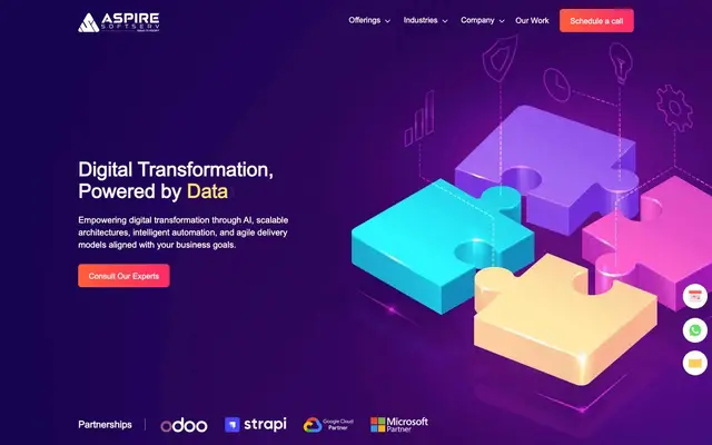 Aspire SoftServ website