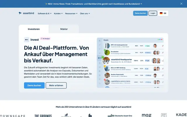 assetbird GmbH website