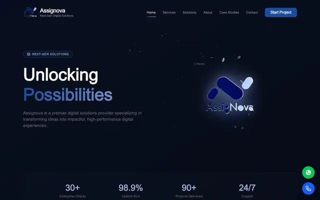 AssigNova website