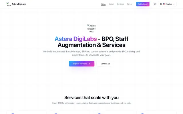 PT. ASTERA DIGITAL LABS website