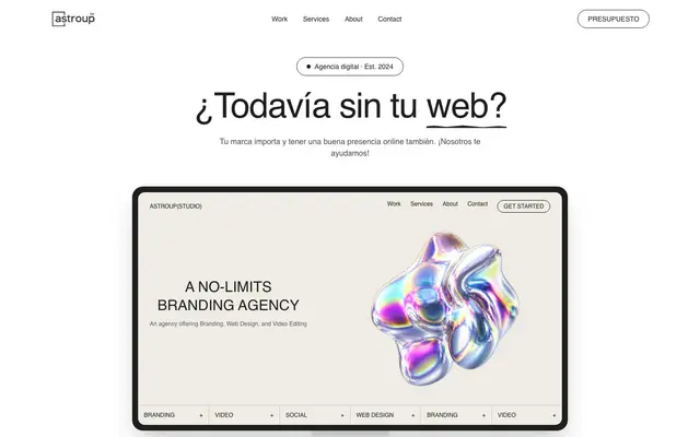 AstroUp Agency | Agencia de marketing website