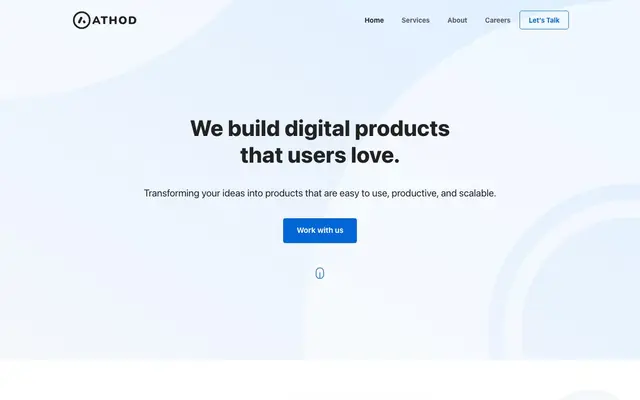 Athod Tech website