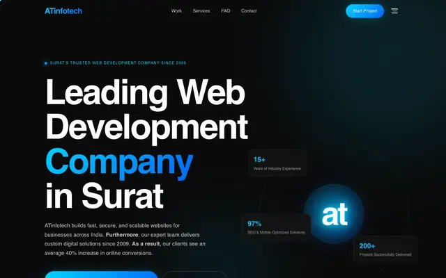 ATinfotech website