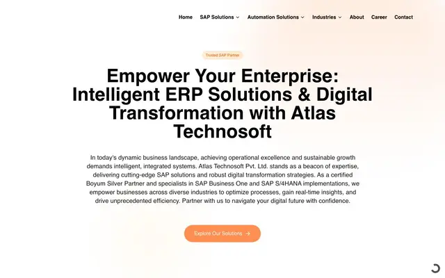 ATLAS TECHNOSOFT PVT. LTD. website