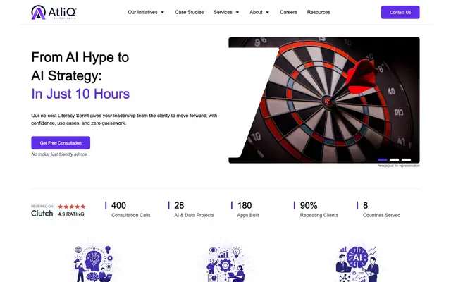 AtliQ Technologies website