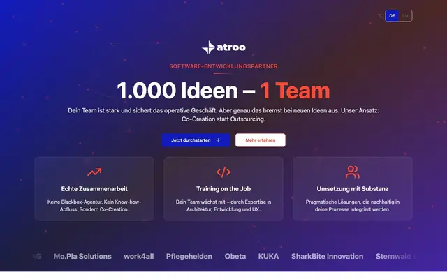 atroo GmbH website