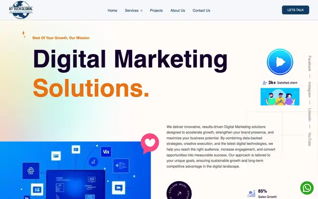 AT Tech Global website