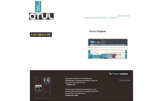 Atul Thanvi website