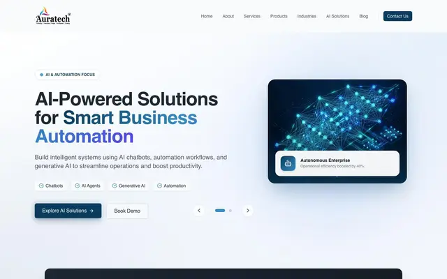 Auratech Services India Pvt Ltd website
