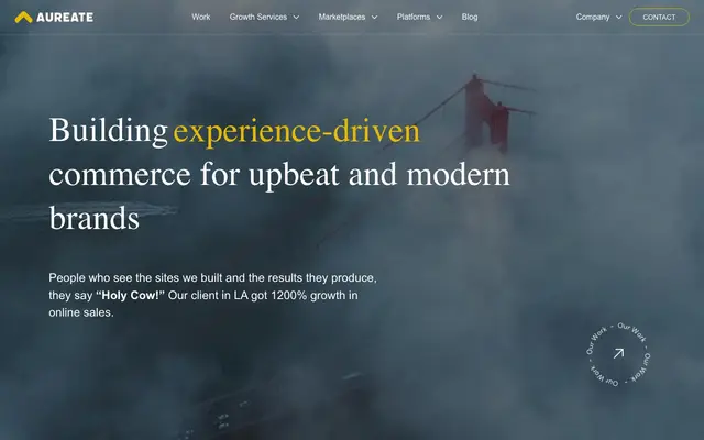 Aureate Labs website