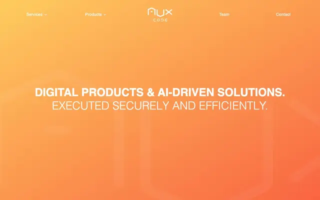 AuxCode AI website